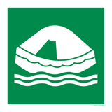 RADEAU DE SURVIE ISO7010-E038