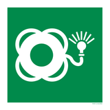 REDDINGSBOEI MET LICHT ISO7010-E042