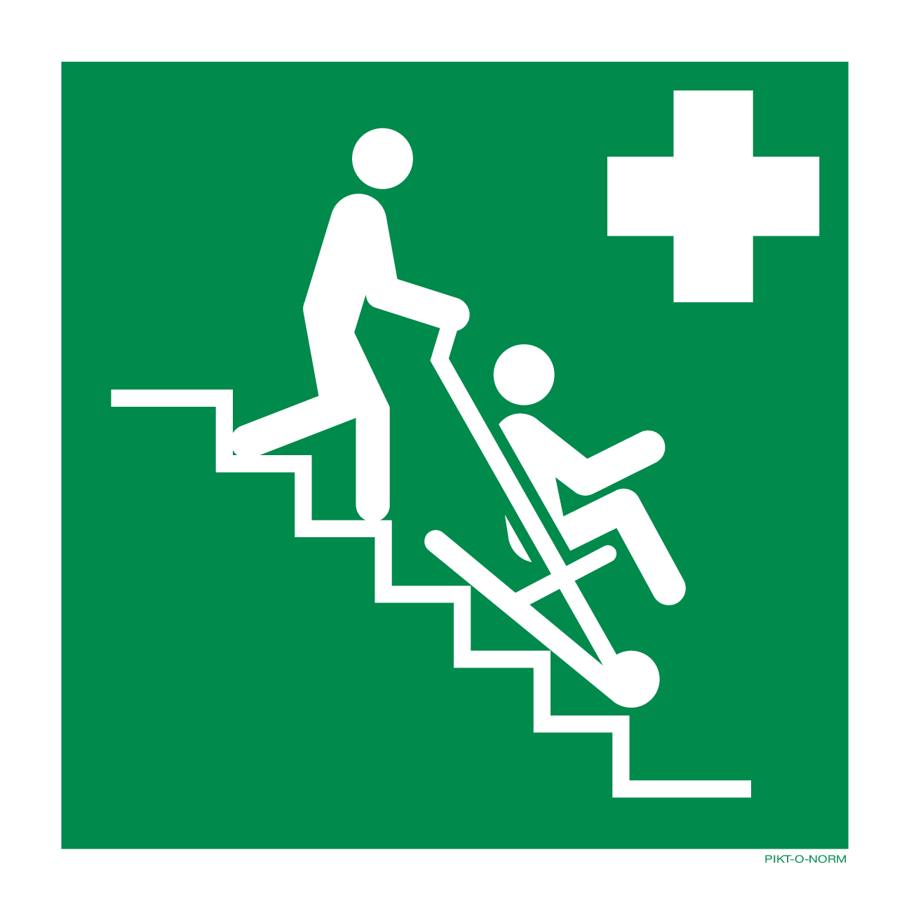 EVACUATIESTOEL ISO7010-E060