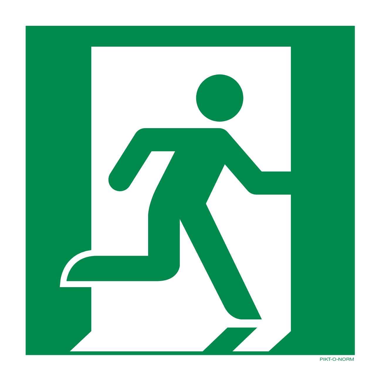 ISSUE - SORTIE DE SECOURS À DROITE