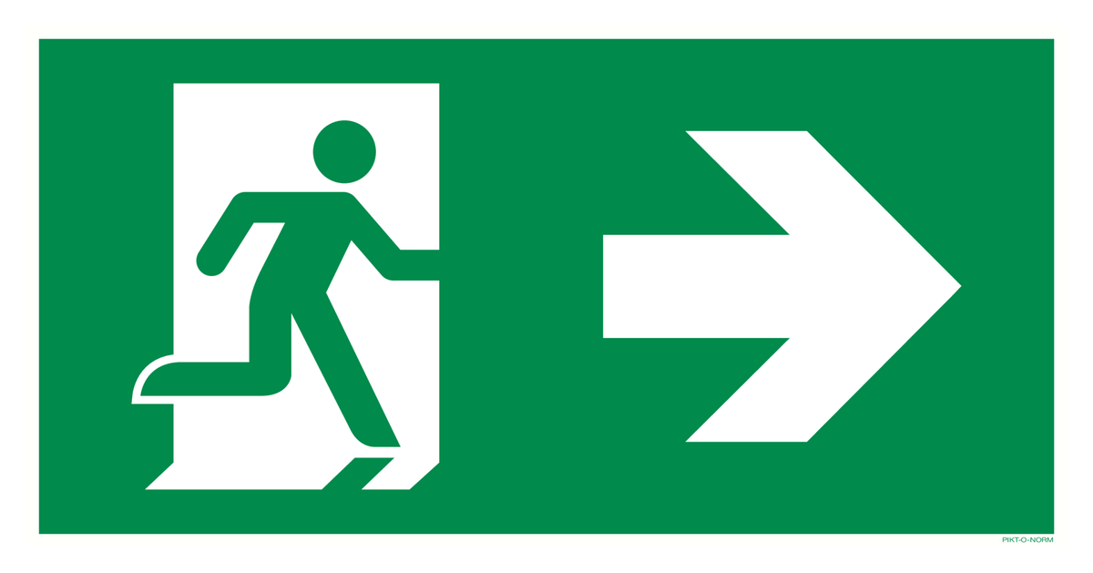 VLUCHTWEG NAAR RECHTS