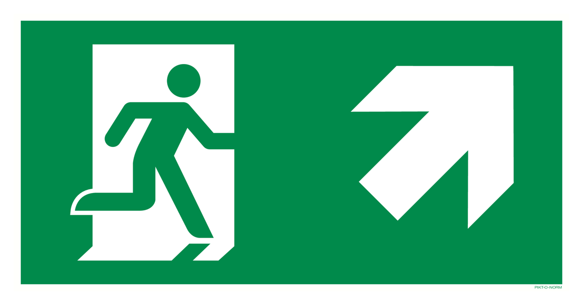 VLUCHTWEG, TRAP RECHTS NAAR BOVEN