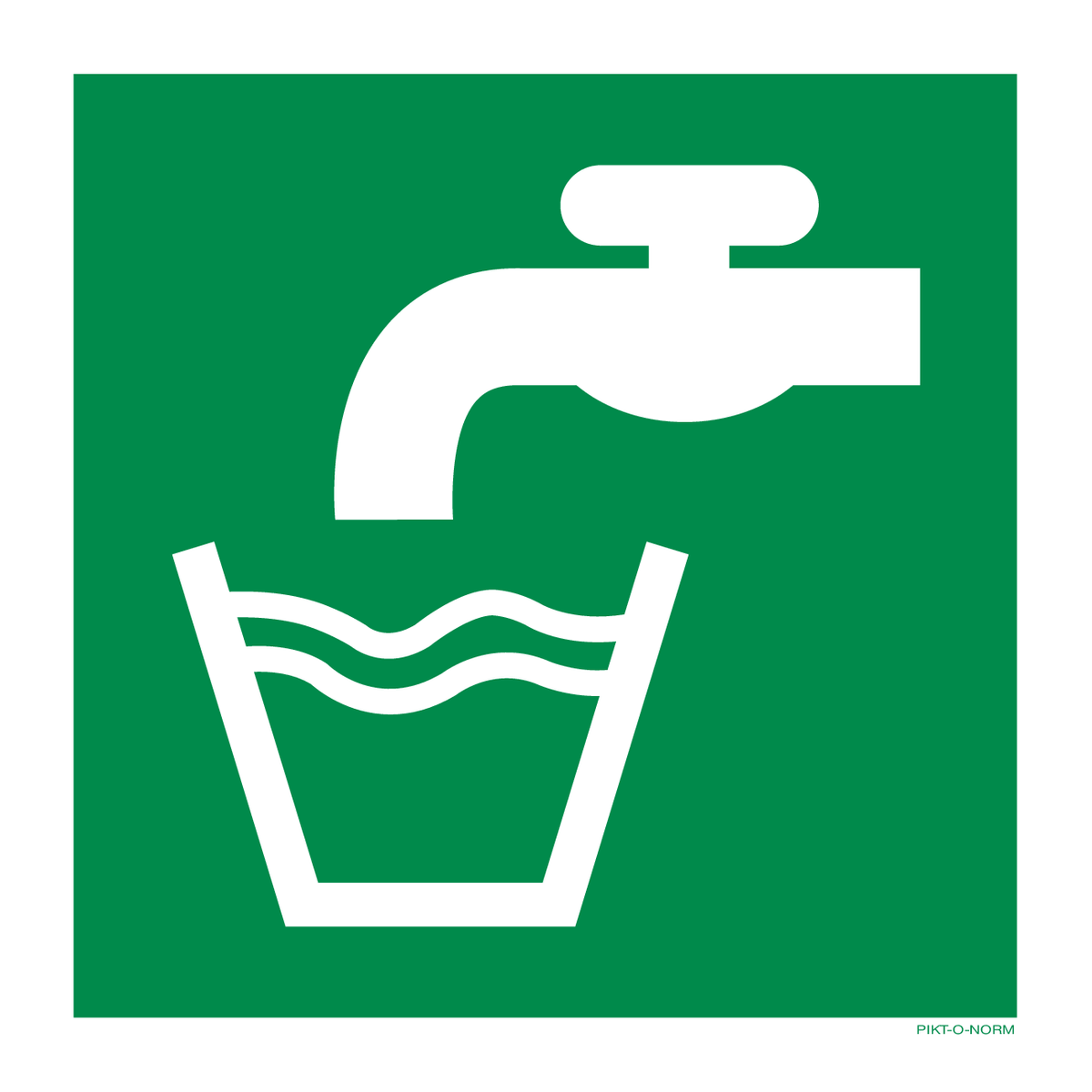 DRINKWATER ISO7010-E015