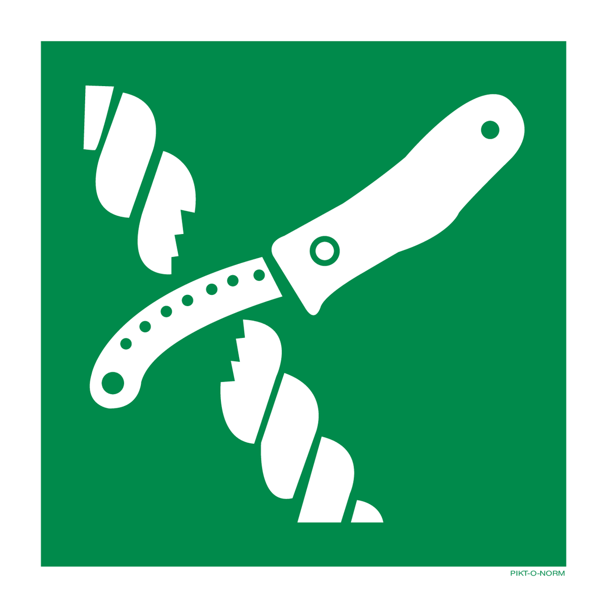 COUTEAU DE RADEAU DE SAUVETAGE E035