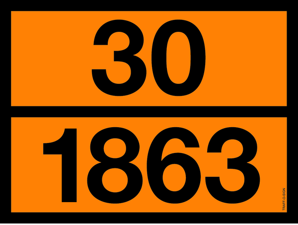 PANNEAU ADR AVEC CODE DE DANGER 30/1863