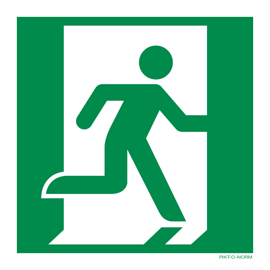ISSUE - SORTIE DE SECOURS À DROITE