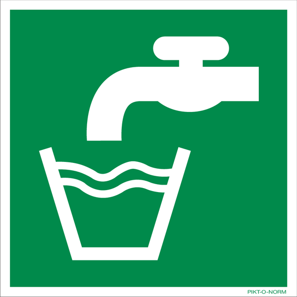 DRINKWATER ISO7010-E015