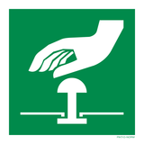 BOUTON D'ARRÊT D'URGENCE ISO7010-E020