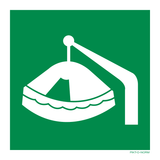 OVERLEVINGSVLOT DAVIT ISO7010-E039