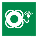 REDDINGSBOEI MET LICHT ISO7010-E042