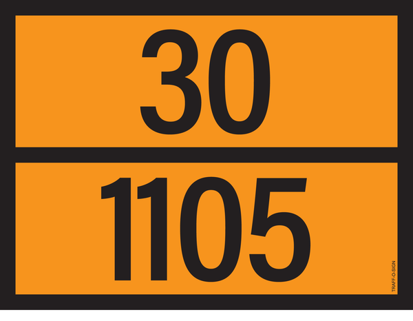 PANNEAU ADR AVEC CODE DE DANGER 30/1105