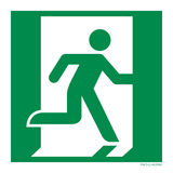 ISSUE - SORTIE DE SECOURS À DROITE