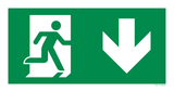 VLUCHTWEG RECHTS NAAR BENEDEN