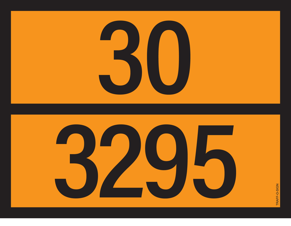 PANNEAU ADR AVEC CODE DE DANGER 30/3295