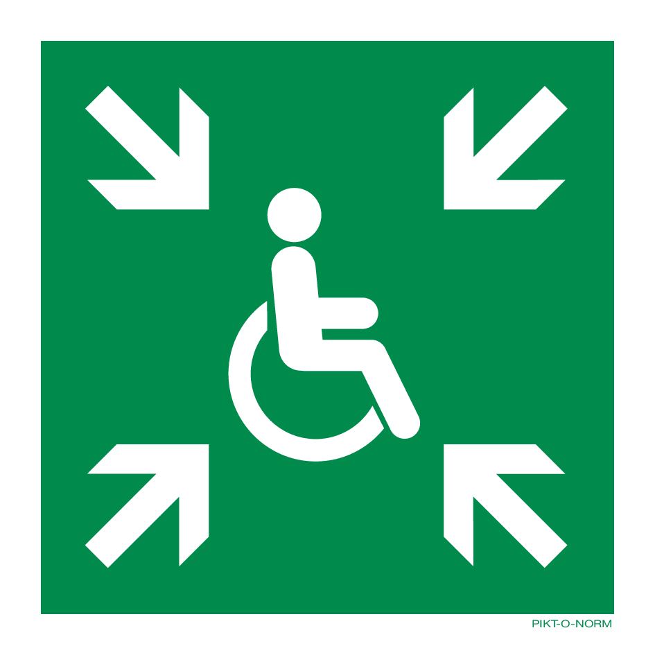 REFUGE TEMPORAIRE D'ÉVACUATION HANDICAPE