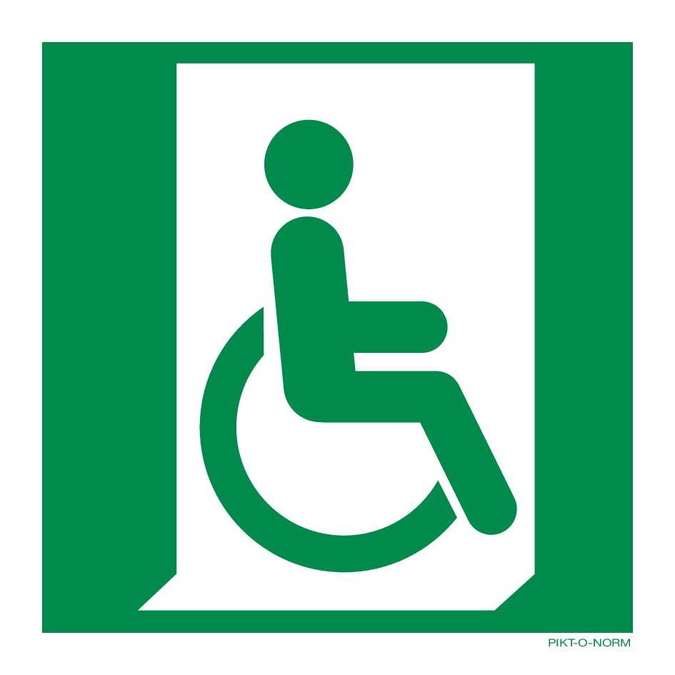SORTIE SECOURS À DROITE HANDICAPES E030