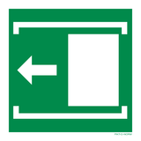 FAIRE COULLISER LA PORTE VERS LA GAUCHE