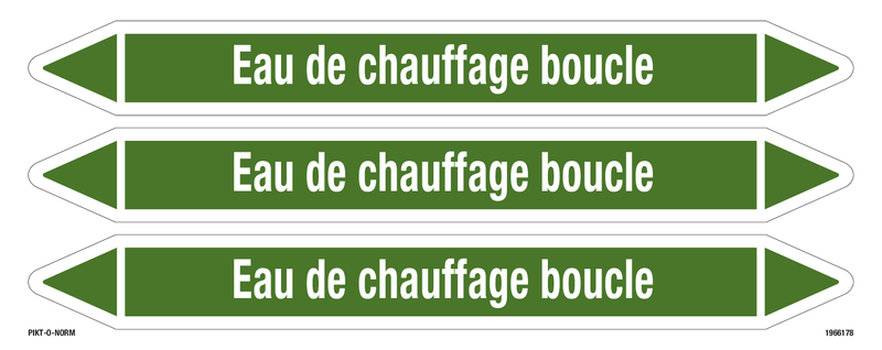 EAU DE CHAUFFAGE BOUCLE