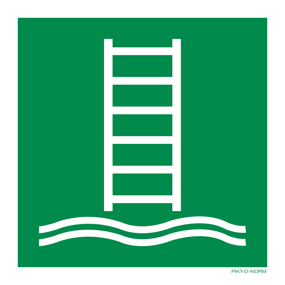 ÉCHELLE D'EMBARQUEMENT ISO7010-E053