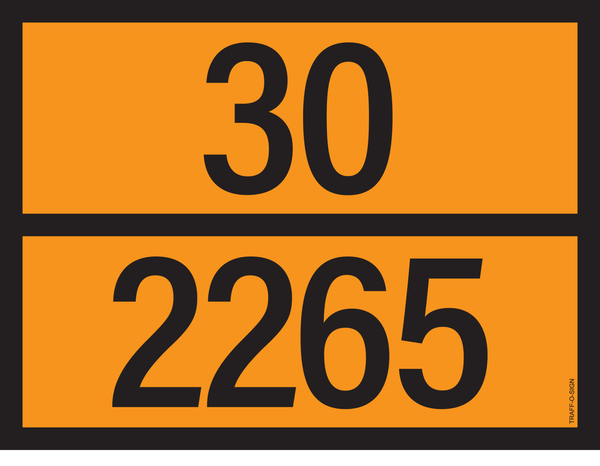 PANNEAU ADR AVEC CODE DE DANGER 30/2265