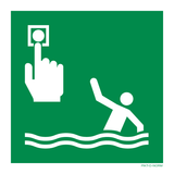 AVERTISSEUR PERSONNE À LA MER E7010-E069