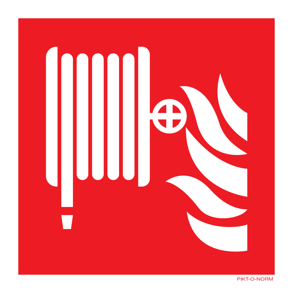 BRANDSLANG - HASPEL ISO7010-F002