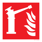 MONITEUR D'INCENDIE  ISO7010-F015