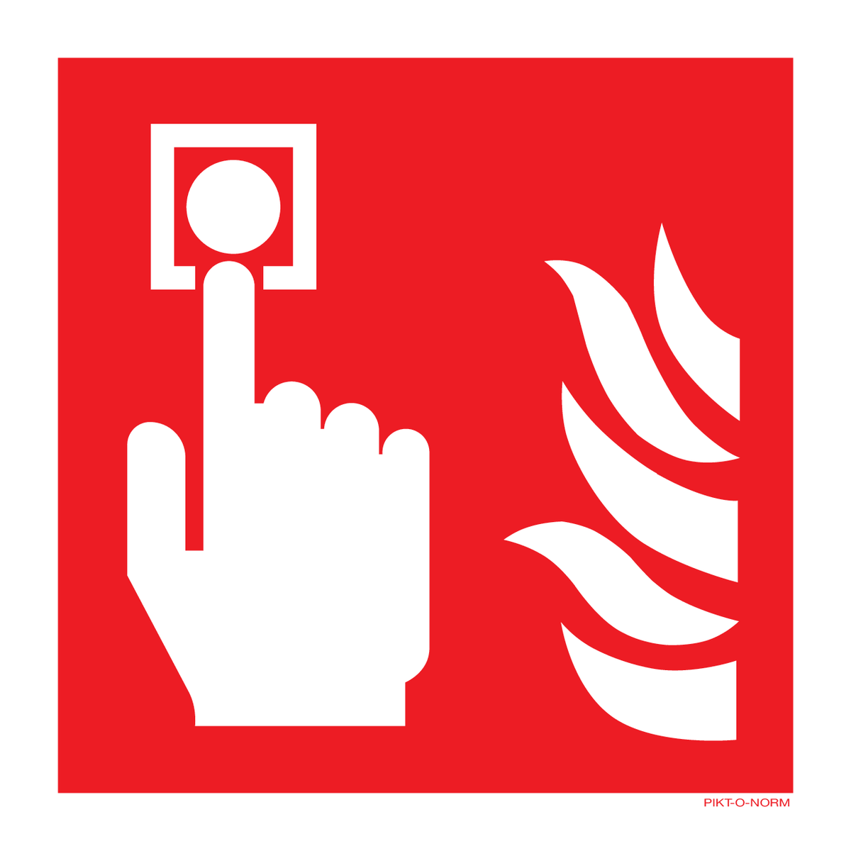 BRANDMELDER ISO7010-F005