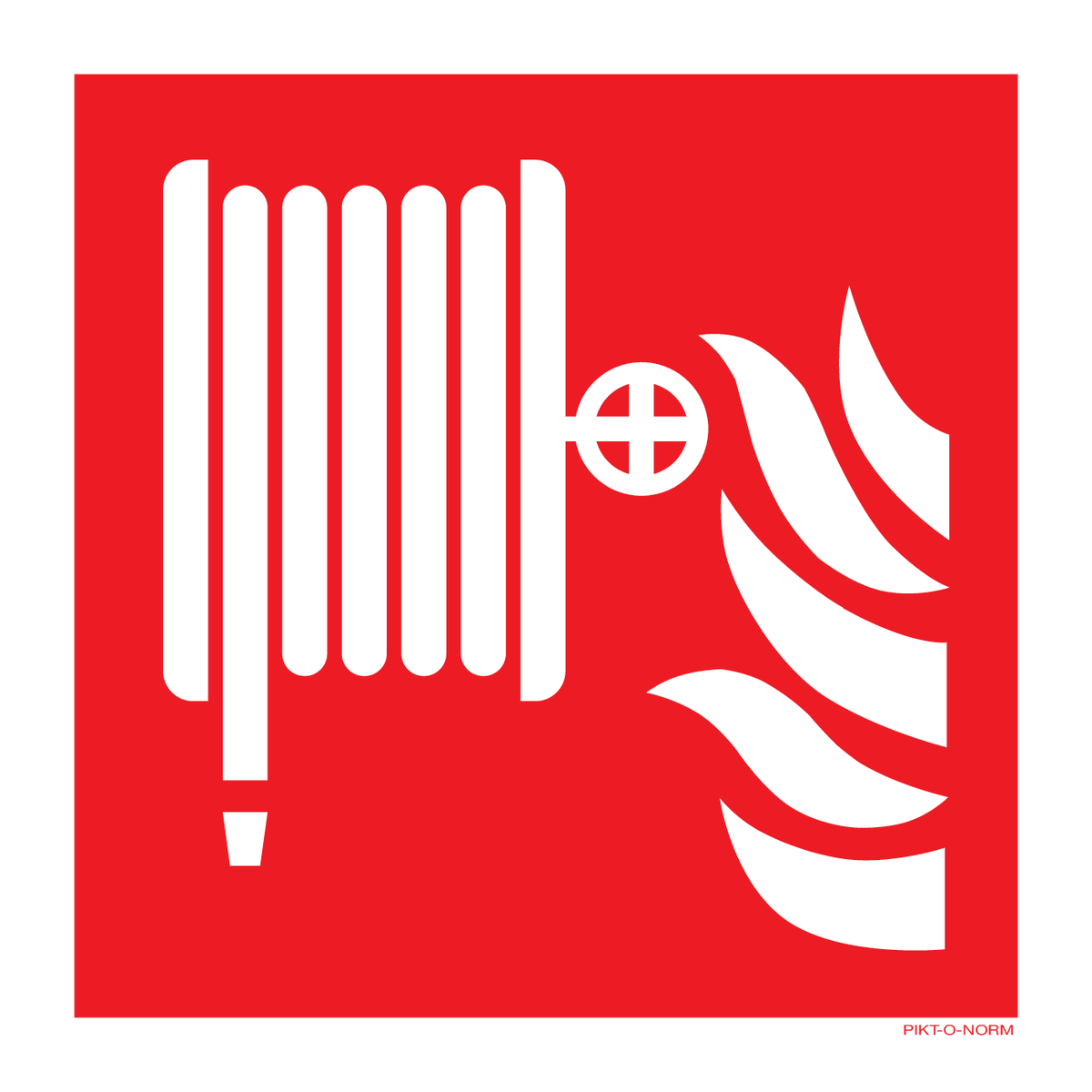 BRANDSLANG - HASPEL ISO7010-F002