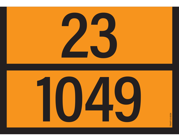 PANNEAU ADR AVEC CODE DE DANGER 23/1049