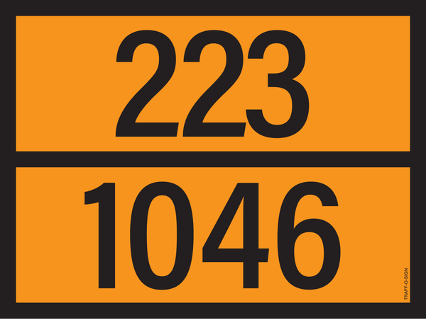 PANNEAU ADR AVEC CODE DE DANGER 223/1046