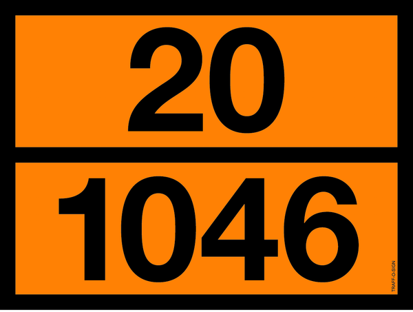 PANNEAU ADR AVEC CODE DE DANGER 20/1046