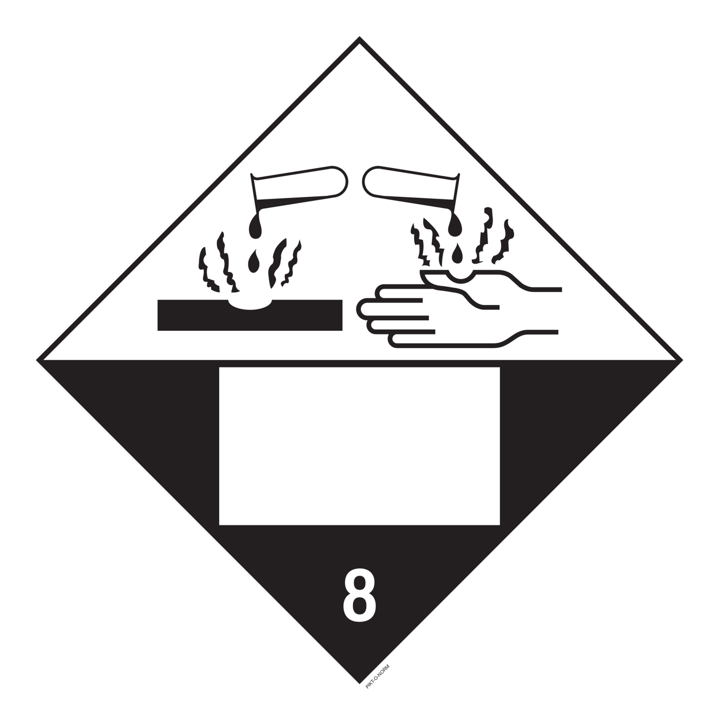 IMO 8.0. CORROSIF AVEC INDICATEUR UN