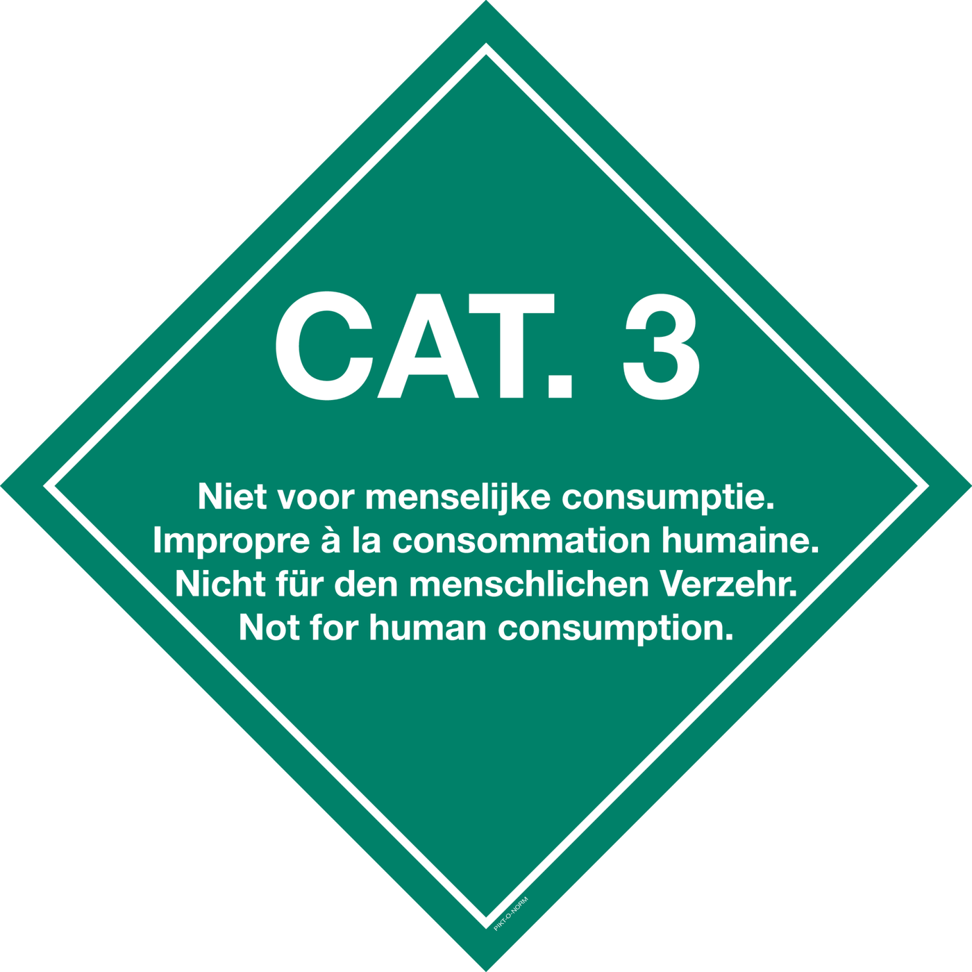 CAT.3. IMPROPRE À LA CONSOMMATION...