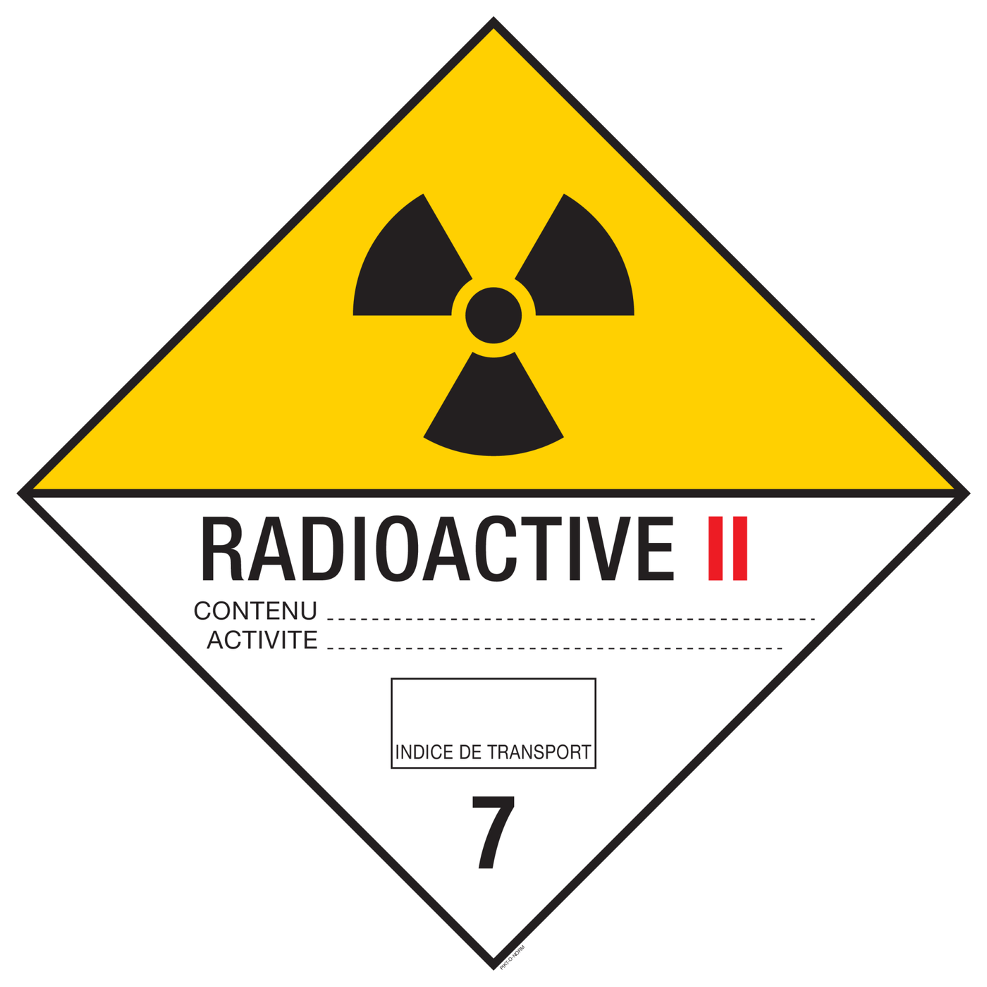 RADIOACTIEVE STOFFEN 7B IN  FRANS