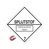 SPLIJTSTOF. ADR CLASSE 7E