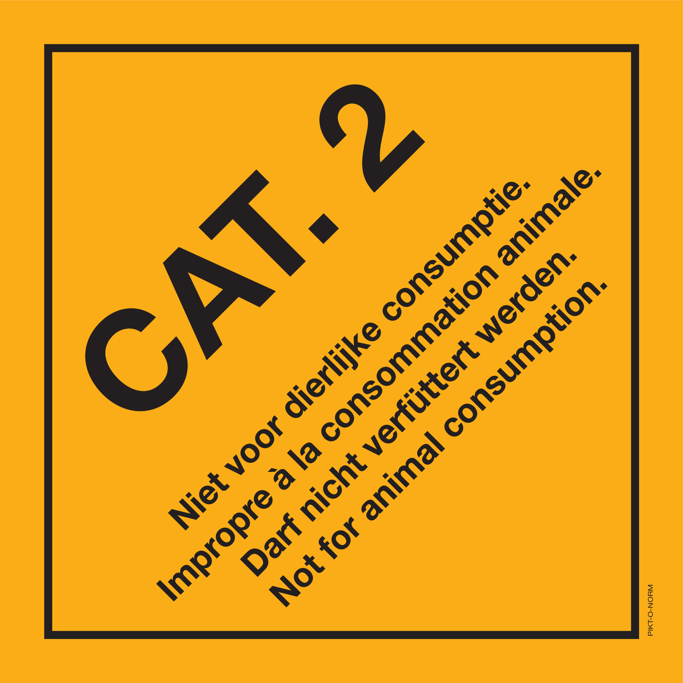 CAT.2. IMPROPRE À LA CONSOMMATION...