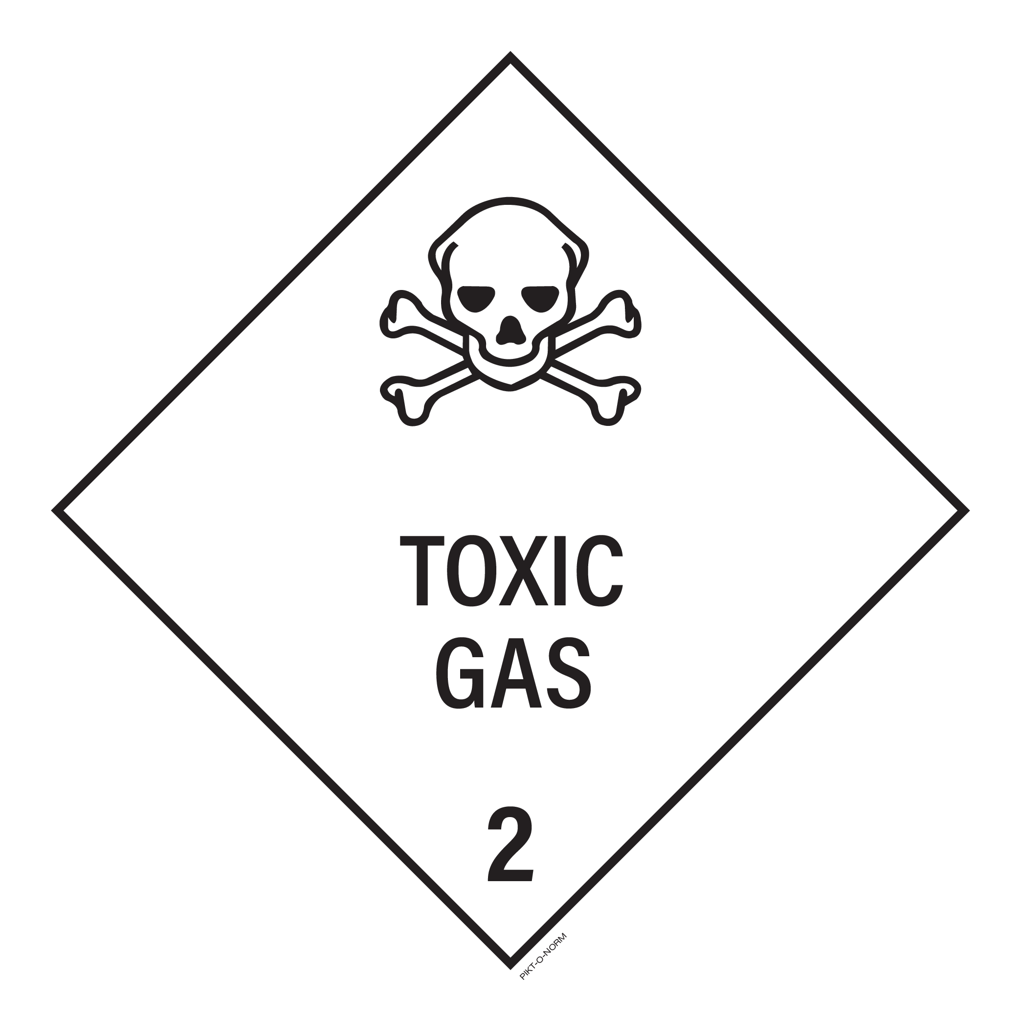 TOXIC GAS. ADR KLASSE 2