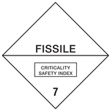 FISSILE, INDICE DE SÛRETÉ-CR...ADR CL.7E
