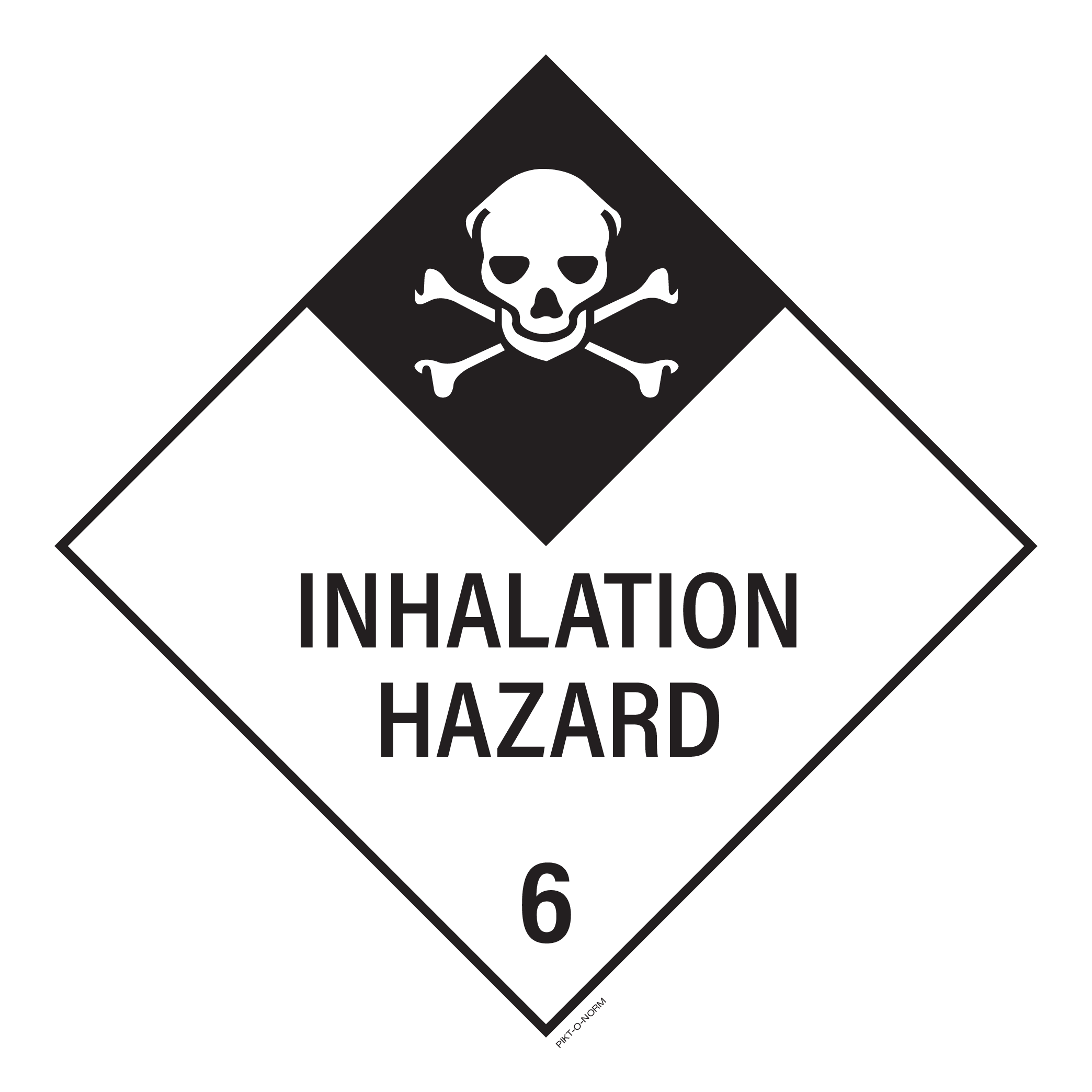 INHALATION HAZARD, ADR KLASSE 6