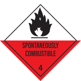 SPONTANEOUSLY COMBUSTIBLE. ADR KL.4.2
