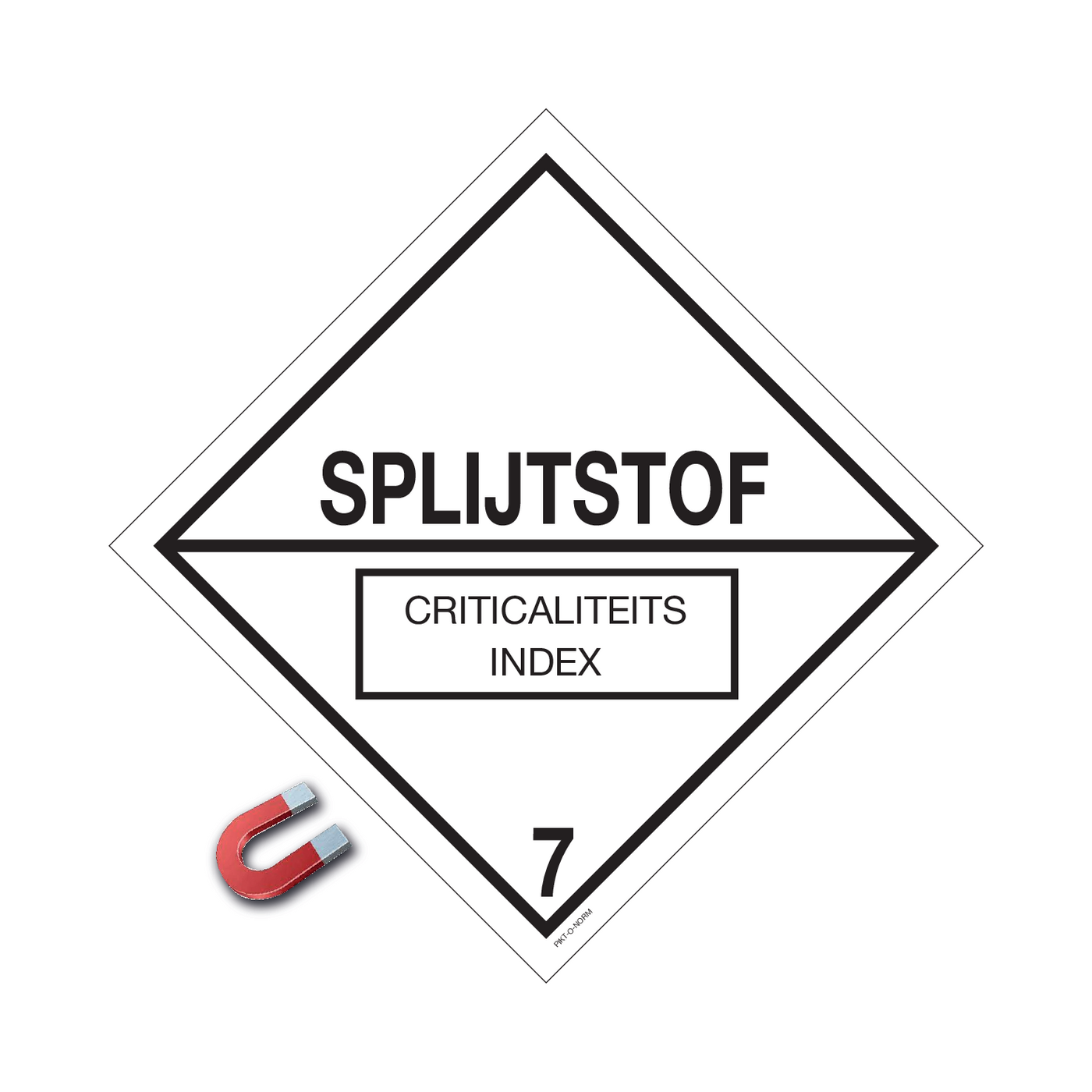 SPLIJTSTOF. ADR CLASSE 7E