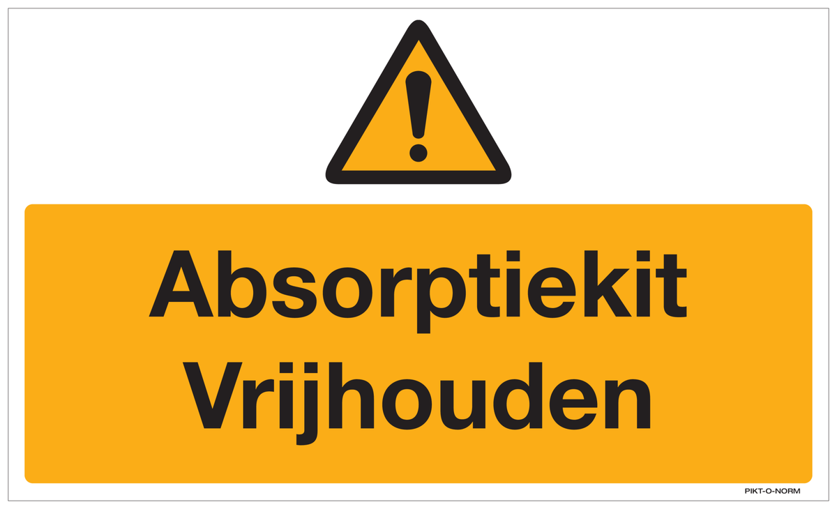ABSORPTIEKIT VRIJHOUDEN