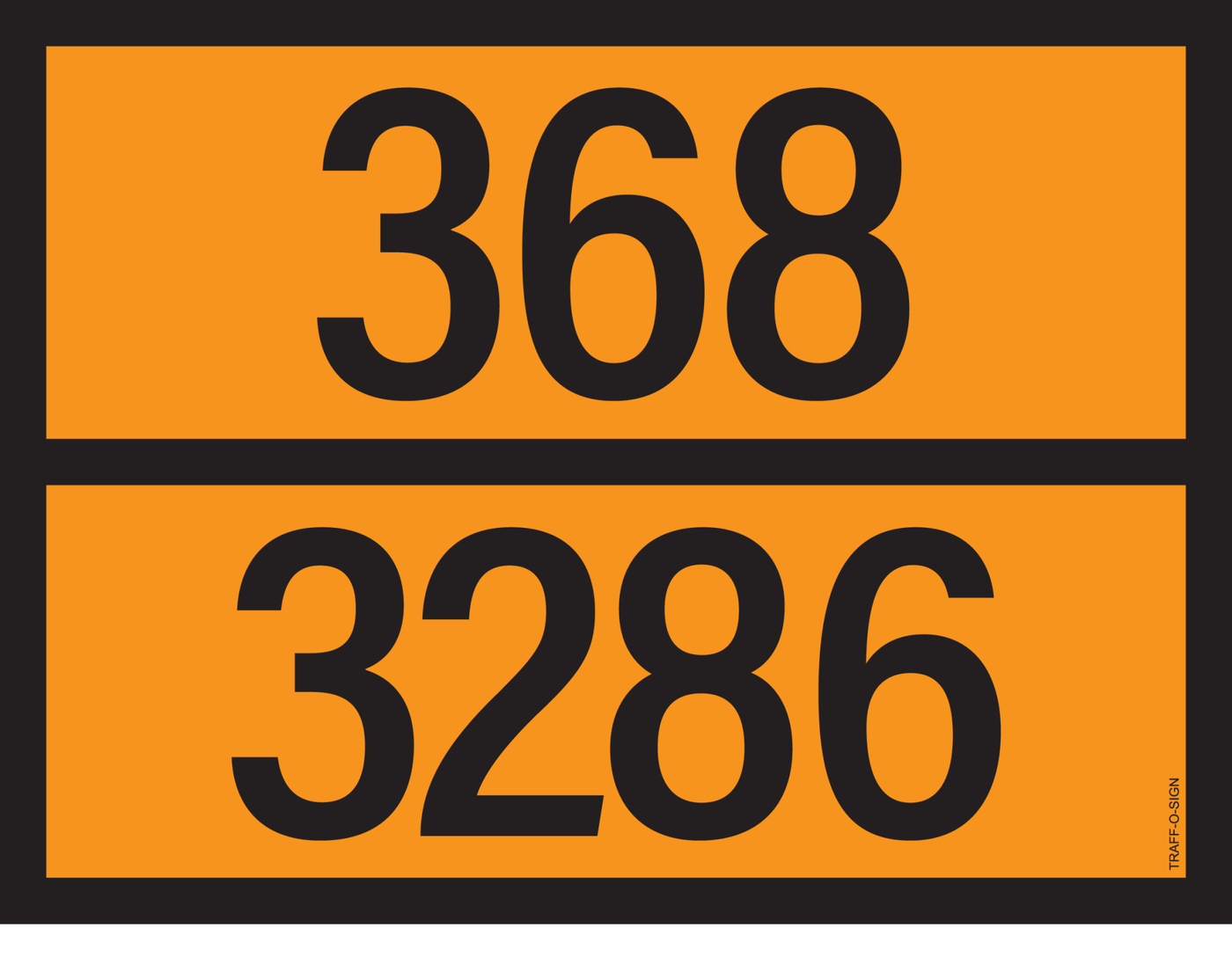 ADR BORD MET GEVARENCODE 368/3286