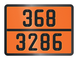ADR BORD MET GEVARENCODE 368/3286