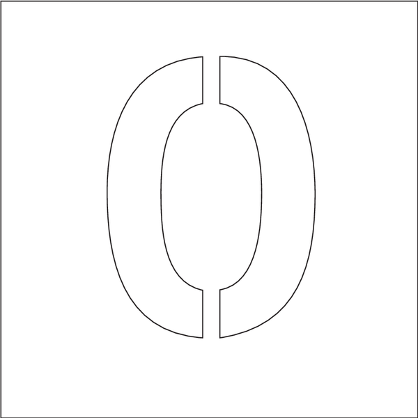 POCHOIR DIBOND 2MM , HAUTEUR 200MM