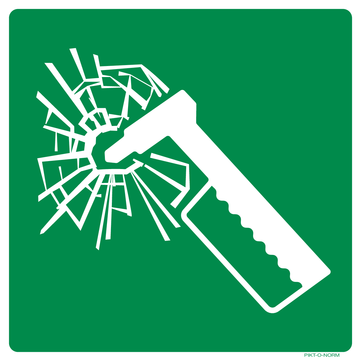 MARTEAU DE SECOURS ISO7010-E025