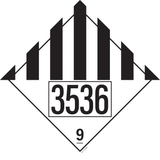 IMO 9.0 DIVERSE GEVAARL.STOF...UN 3536