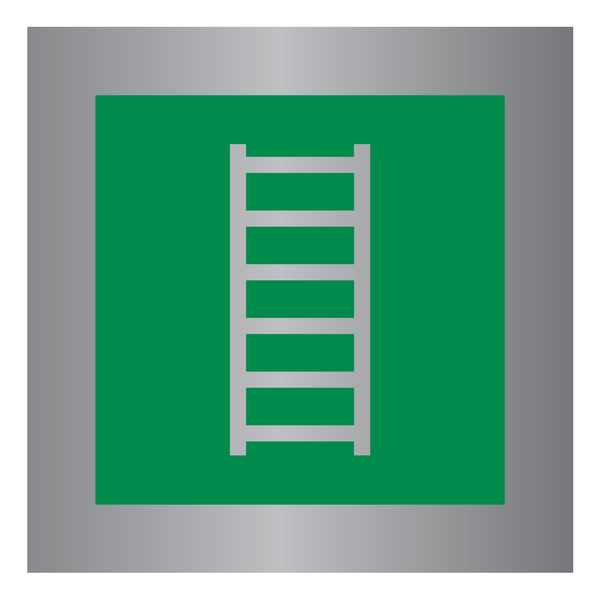 VLUCHTLADDER ISO7010-E059