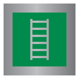VLUCHTLADDER ISO7010-E059
